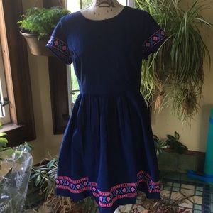 Vineyard Vines linen blue dress